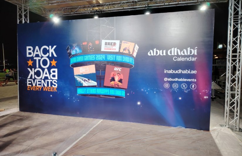 Pop Up Stands & Backdrops Service In Abu Dhabi